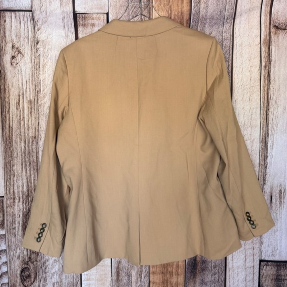 J.Crew Blazer Willa Italian City Wool Blend Work Quiet Luxury Classic Size 18 - Picture 2 of 9